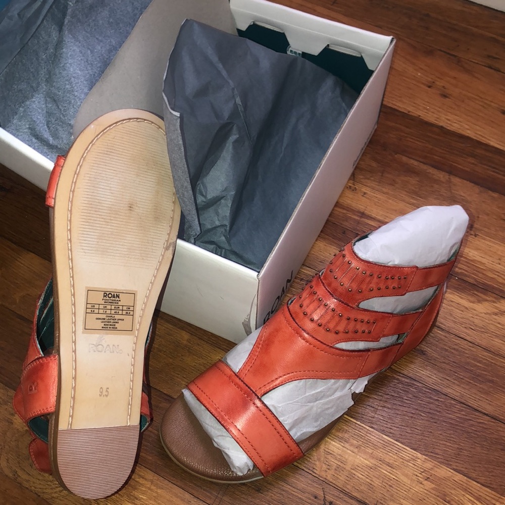 Rust Boho Sandals - Picture 4 of 6